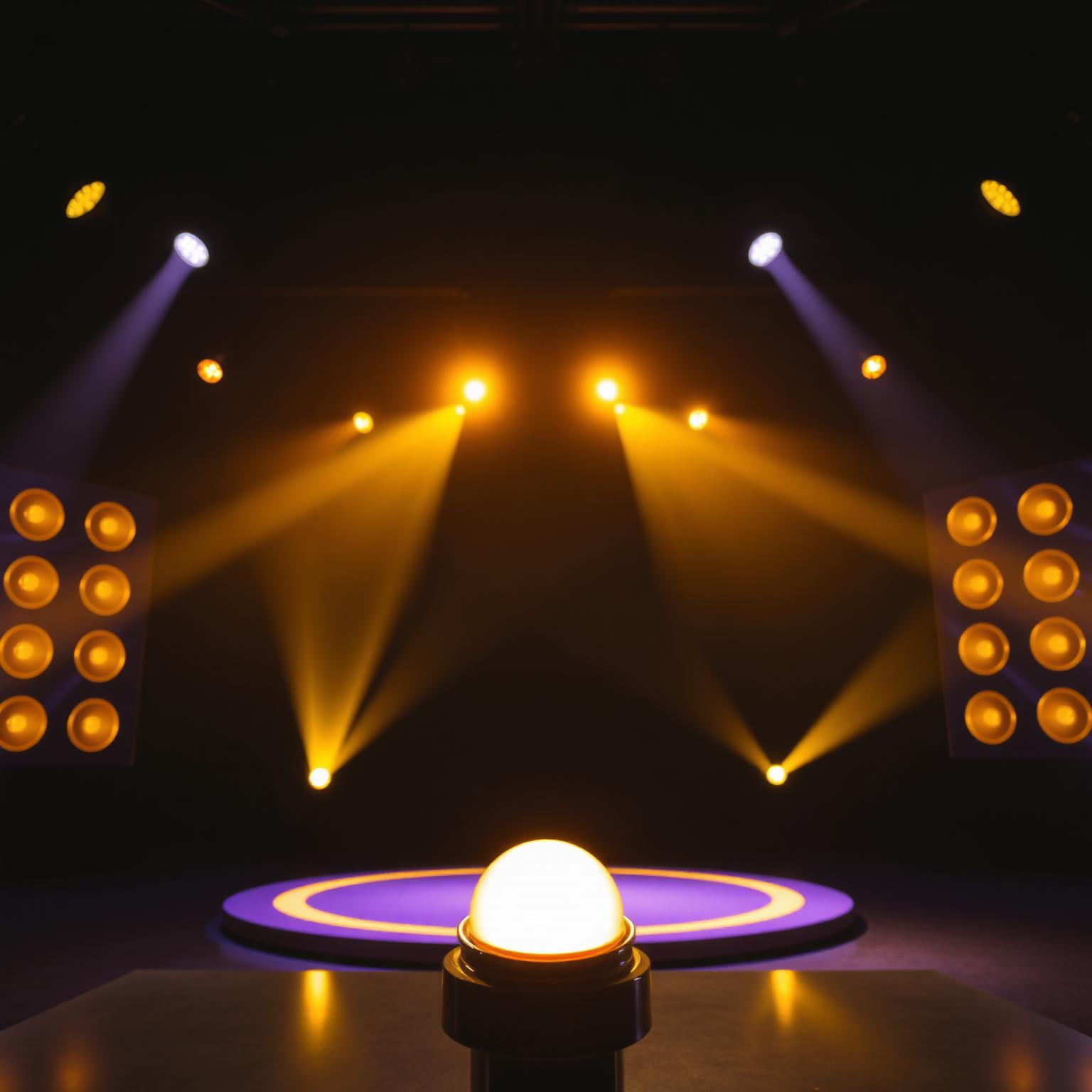 Quiz room Charleroi — plateau de jeu quiz immersif iQuiz avec spots et buzzers